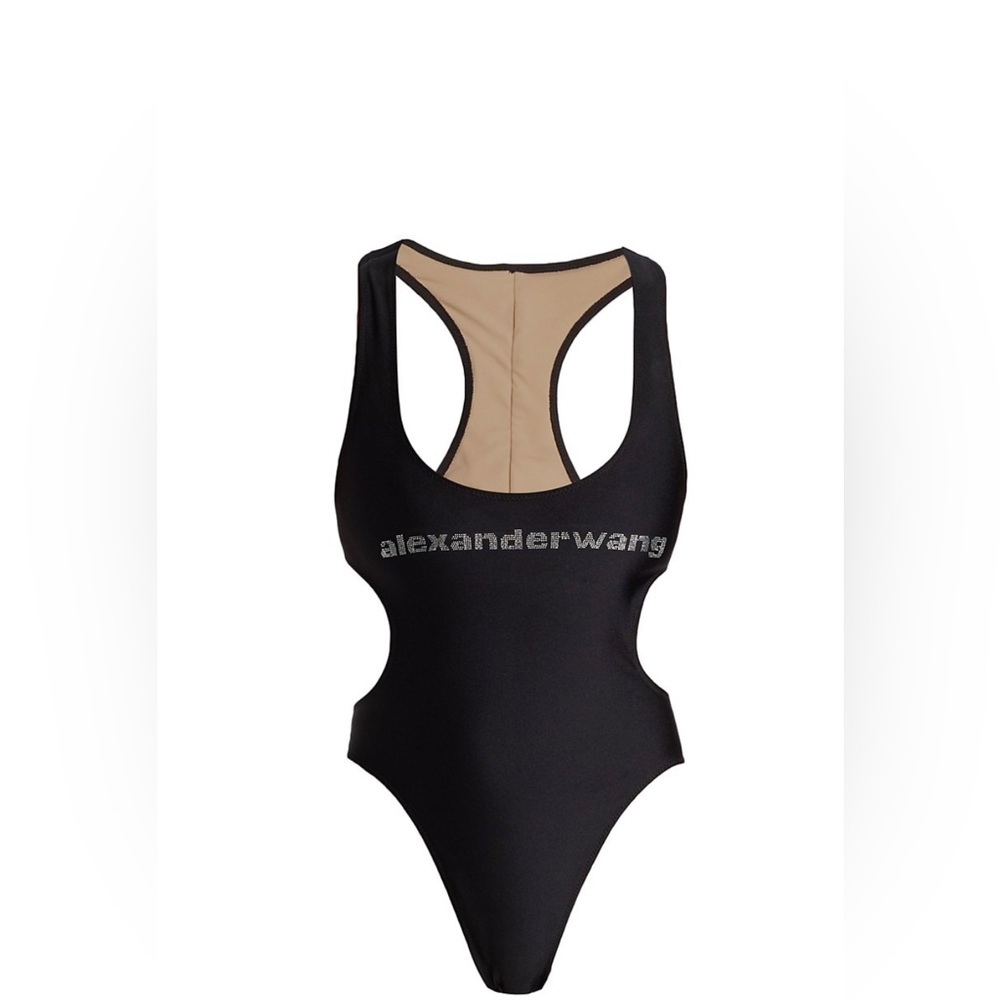 Used Alexander Wang Cutout Embellished Swimsuit